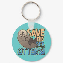 Save The Sea Otters keychains by koncepts Save The Sea Otters keychains