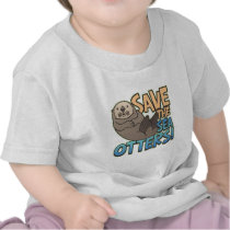 Save The Sea Otters t-shirts