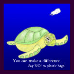 Save the Sea,  Say NO! to plastic bags