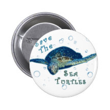 Save The Sea Turtles Pins