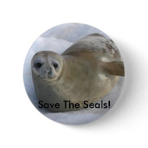 Save The Seals! Button