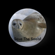 Save The Seals! Button
