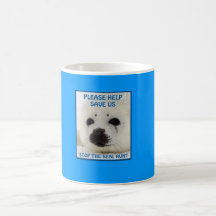 save the seals coffee mugs