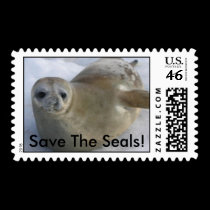 Save The Seals! Stamp