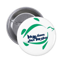 save the seat turtles buttons