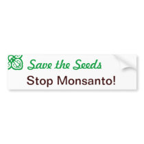 Save the Seeds Bumper Sticker
