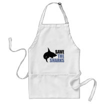 Save The Sharks, Save The Fins aprons by EllesBaby Save The Sharks, Save The Fins aprons