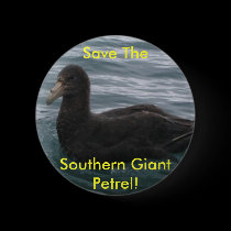 Save The Southern Giant Petrel button