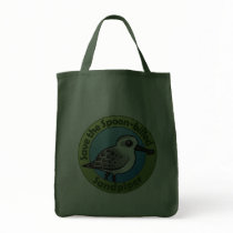 Save the Spoon-billed Sandpiper Canvas Bags