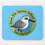 Save the Spoon-billed Sandpiper Mousepad