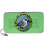Save the Spoon-billed Sandpiper Doodle Speakers by OrigAudio™