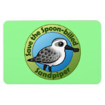Save the Spoon-billed Sandpiper Photo Magnet