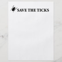 Save the Ticks Custom Flyer