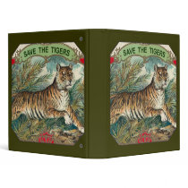 Save The Tigers Vinyl Binder