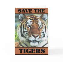Save the Tigers Card