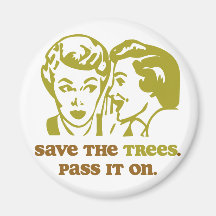 Save the Trees Fridge Magnets