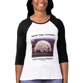 Save The Tundra Stop Global Warming (Polar Bear) shirt