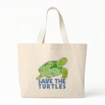 Save the Turtles Tote Bags