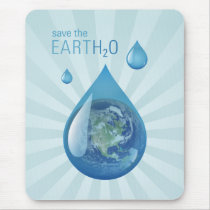 Save The Water mousepad by BluePlanet Save The Water mousepad