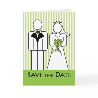 save the wedding date card
