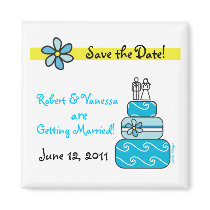 Save the Wedding Date Magnet