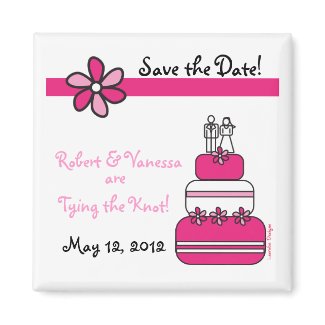 Save the Wedding Date Magnet