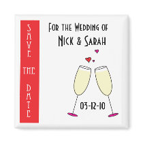 Save the Wedding Date Magnet