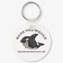 "Save the Whale" Keychain by stlewis75 "Save the Whale" Keychain