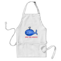 Save the Whales! Aprons
