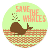 Save The Whales - Environmentally Conscious Sticker