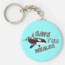 Save the Whales Keychain