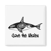 Save the Whales Magnet