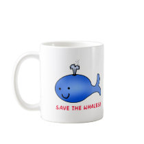 Save the Whales! Coffee Mugs