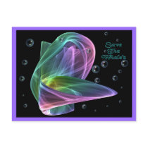 Save The Whales Postcard by deesbasenjis Save The Whales Postcard