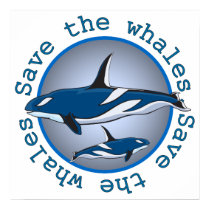 Save the Whales posters