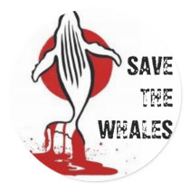 Save the Whales stickers