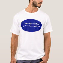 Save the whales t-shirts