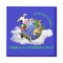 Save The World magnets by clarachandler Save The World magnets
