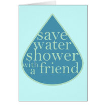 Save Water Cards