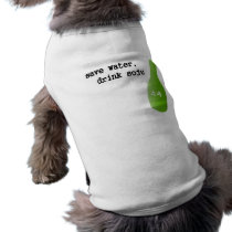 Save water, drink Soju! Dog Tshirt