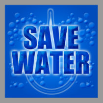 Save Water Illustration Poster posters