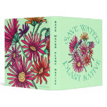 Save Water - Plant Native 3 Ring Binders