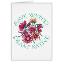 Save Water - Plant Native cards by GreenNeighborWater Save Water - Plant Native cards