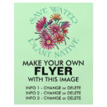 Save Water - Plant Native Flyer