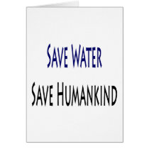 Save Water Save Humankind cards