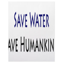 Save Water Save Humankind letterhead
