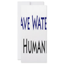 Save Water Save Humankind rack cards