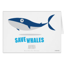 Save Whales Card