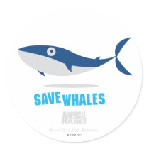 Save Whales Sticker by AnimalAdvocate Save Whales Sticker