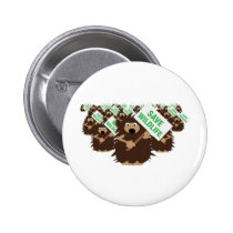 save wildlife hedgehogs buttons